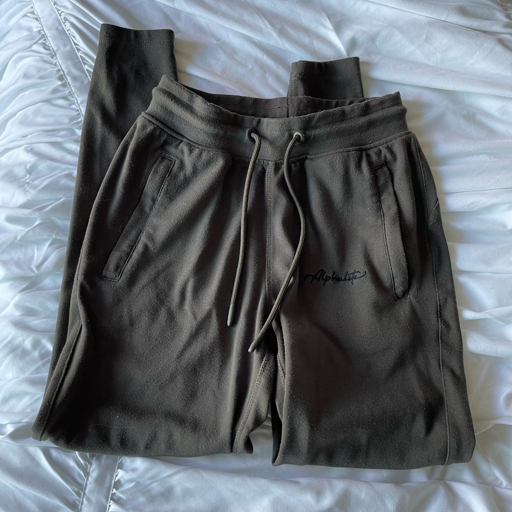 Alphalete olive joggers